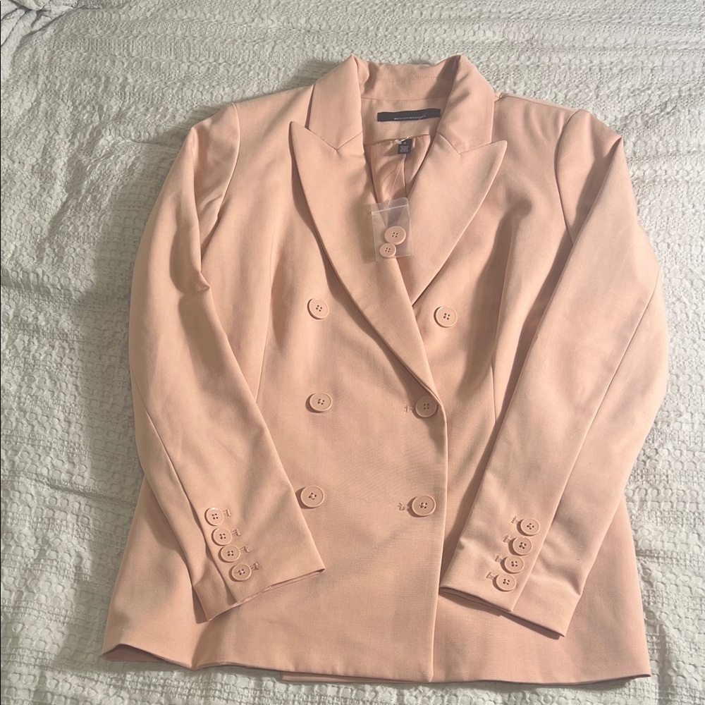 White House Black Market coral Blazer size 6